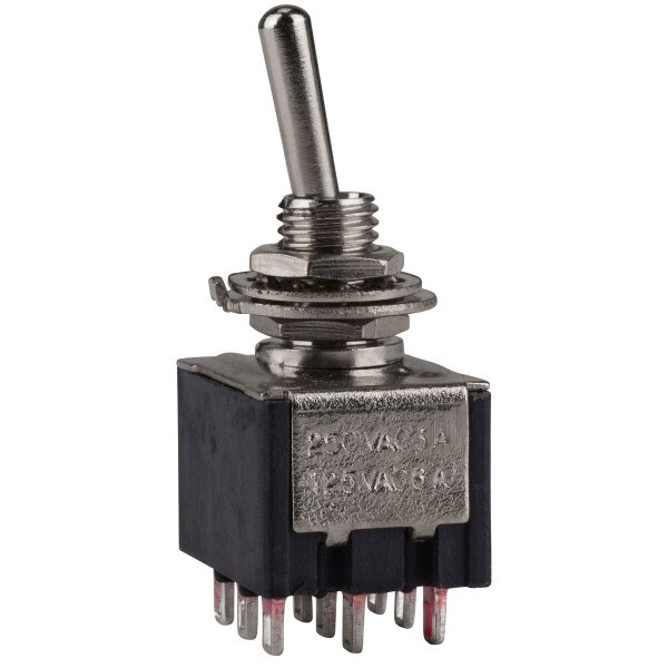 Main product image for 3PDT Mini Toggle Switch 060-520
